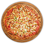 Chicken Tikka Chasni Pizza 